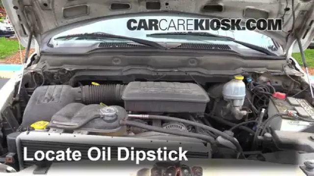 2002 Dodge Ram 1500 4.7L V8 Crew Cab Pickup (4 Door) Oil Check Oil Level